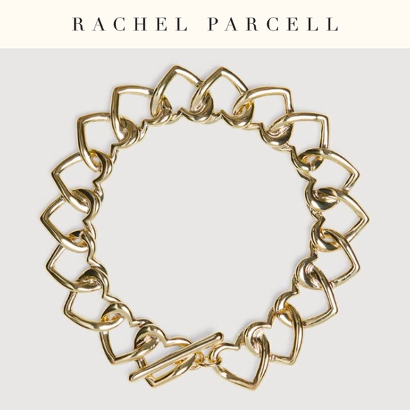 Rachel Parcell - Gold Heart Chain Bracelet - Picture 2 of 13